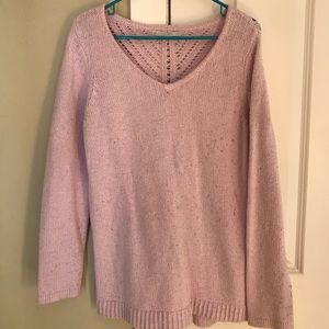 Lauren Conrad pink sweater